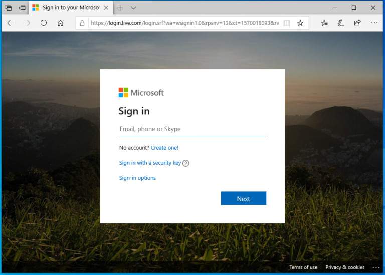 outlook live login