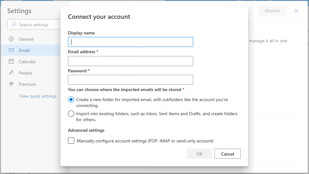 add email account outlook