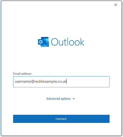 Outlook Wizard step 1