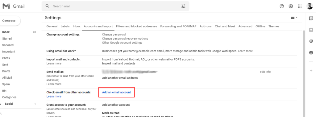 Gmail - Add an account