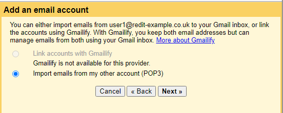 Gmail - Import type